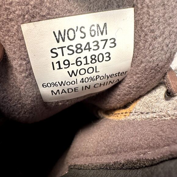 Sperry Saltwater Wool Embossed Duck Boot Womens 6M STS84373 Utility Gorpcore - Picture 9 of 9